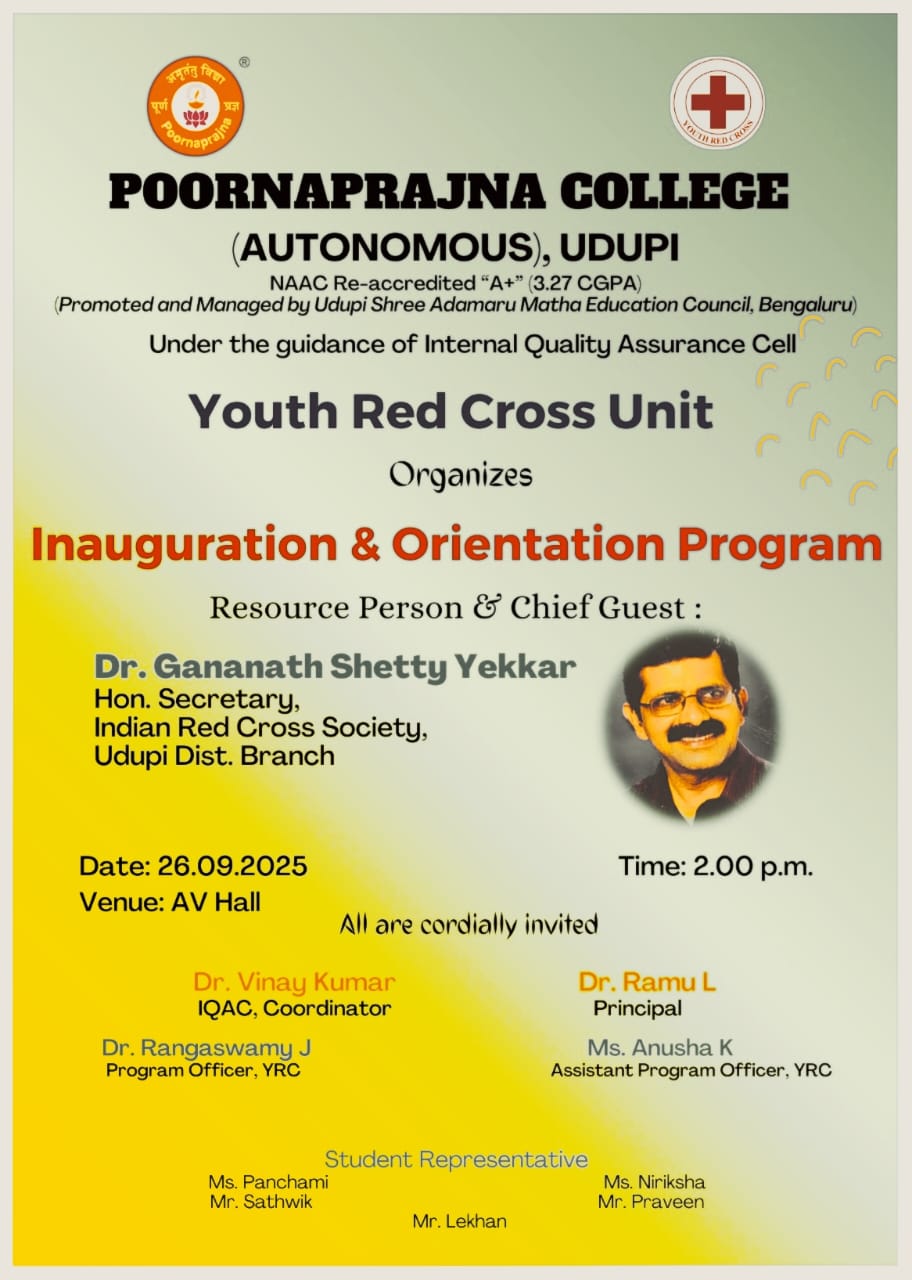 Youth Red Cross Association Inauguration