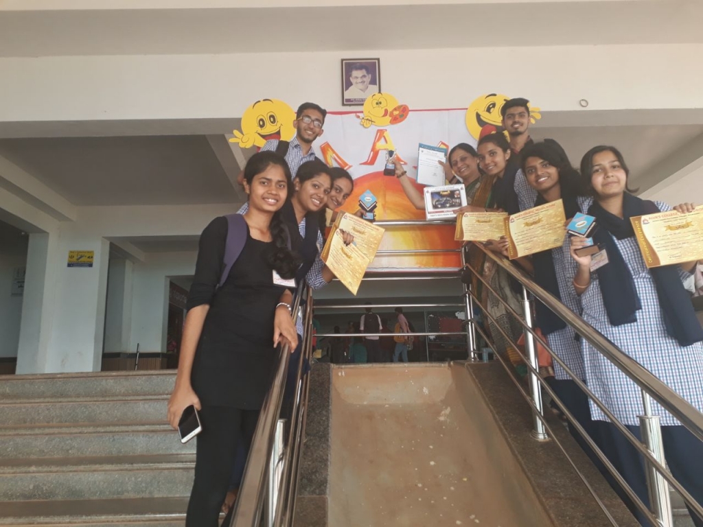 PPC Students bagged prizes at Alvas College Umang 2018