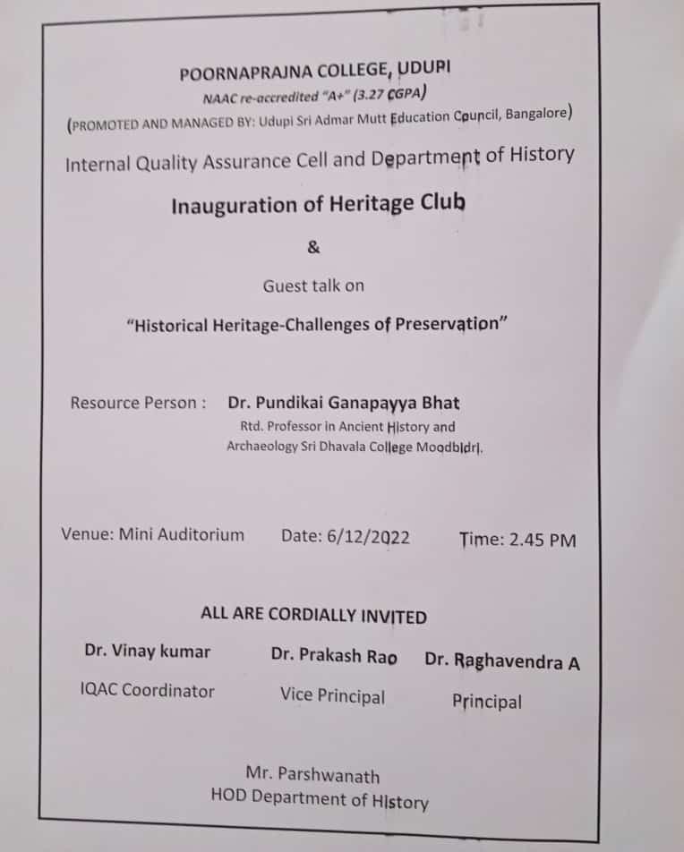 Inaugration of 