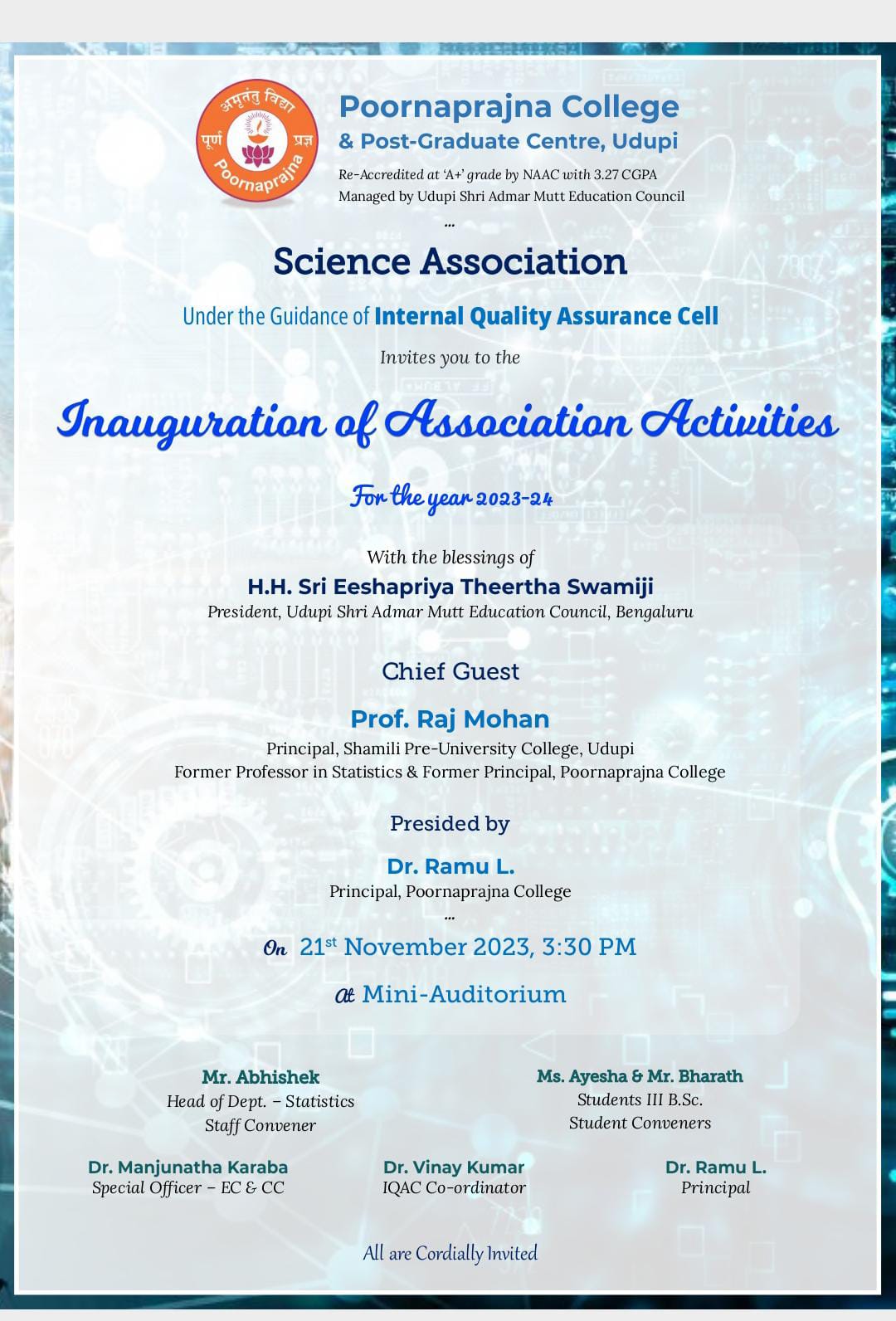 INAUGRATION