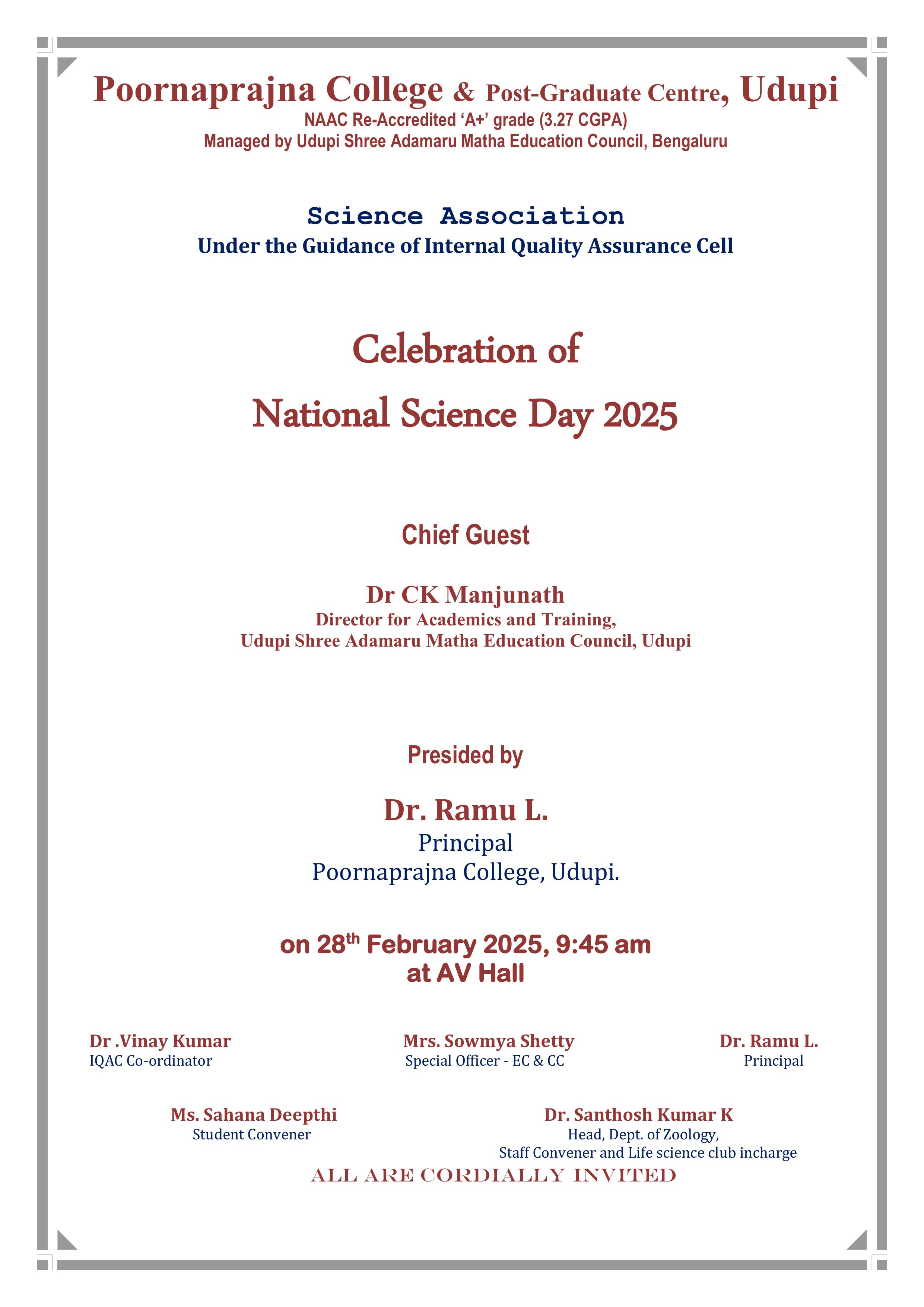 National science day-25