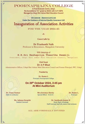INAUGARATION 24-25