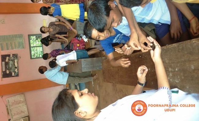 Outreach programme at Shri  Mahalingeshwara higher primary school, Ulthoor